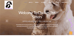 Desktop Screenshot of choicespetsitters.com